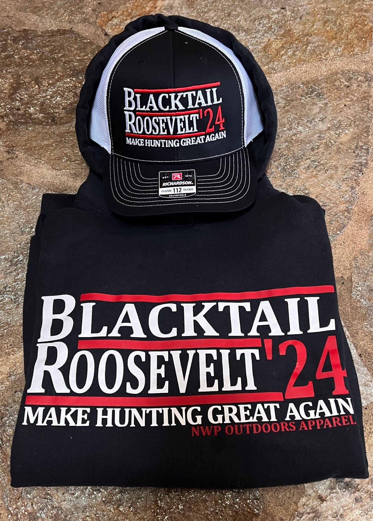 Blacktail Roosevelt ‘24 SnapBack Black/White