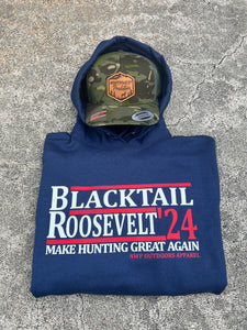 Blacktail Roosevelt ‘24 Hoodie Navy