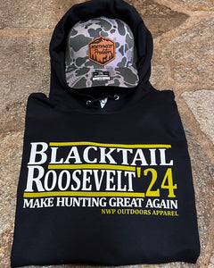 Blacktail Roosevelt ‘24 Hoodie Black/Green