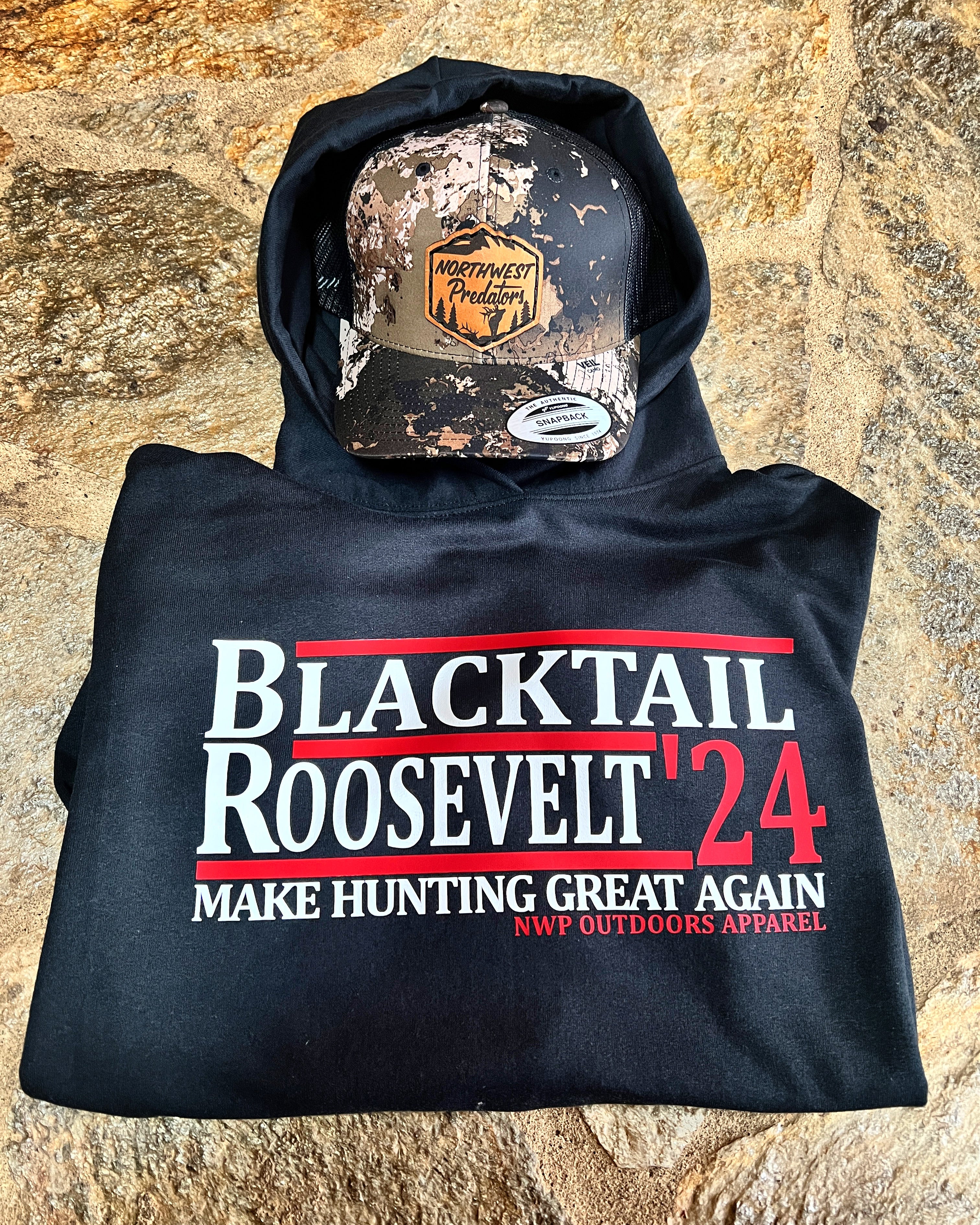 Blacktail Roosevelt ‘24 Hoodie Black